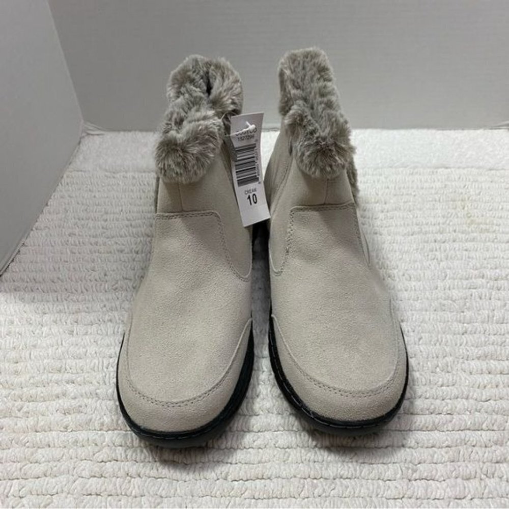 KHOMBU Winter Boots Ankle Booties Size 10 M Women’s‎ Color Cream - Picture 3 of 9